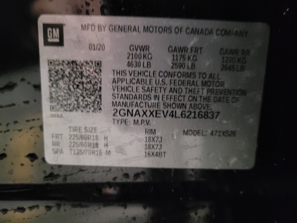 2020 Chevrolet Equinox in Temple Hills, MD 20746 - 18116213 33