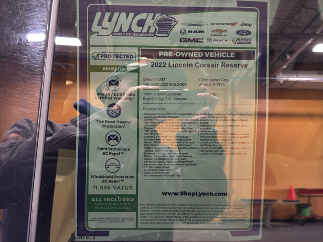 2022 Lincoln Corsair in Burlington, WI 53105 - 18116321 40