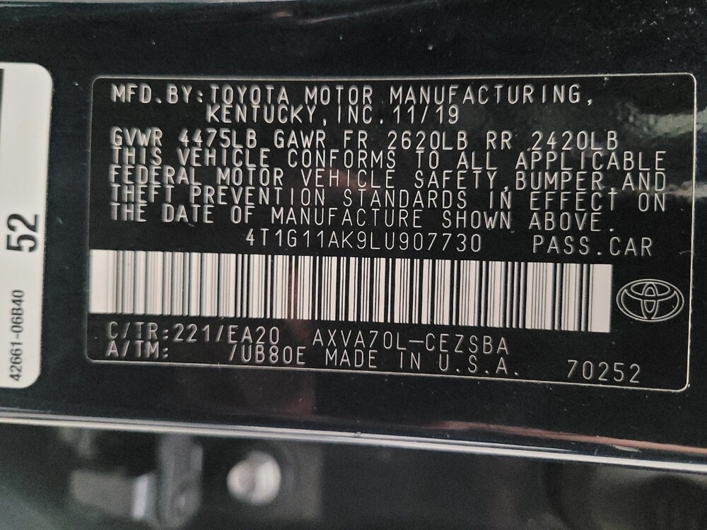 2020 Toyota Camry in Downey, CA 90241 - 18116361 33