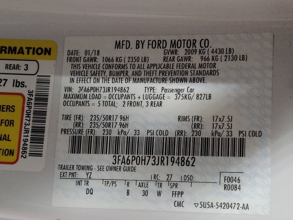 2018 Ford Fusion in Fort Worth, TX 76116 - 18116392 33