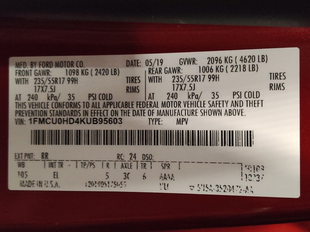 2019 Ford Escape in Kissimmee, FL 34744 - 18116473 33