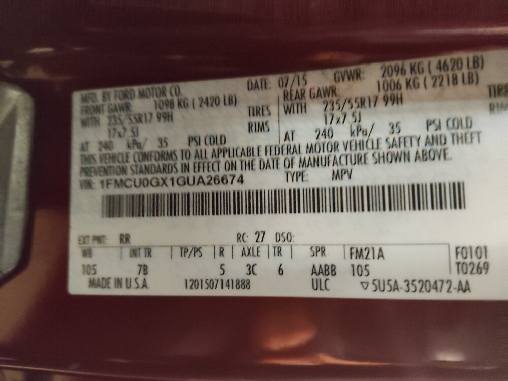 2016 Ford Escape in Raleigh, NC 27604 - 18116486 33