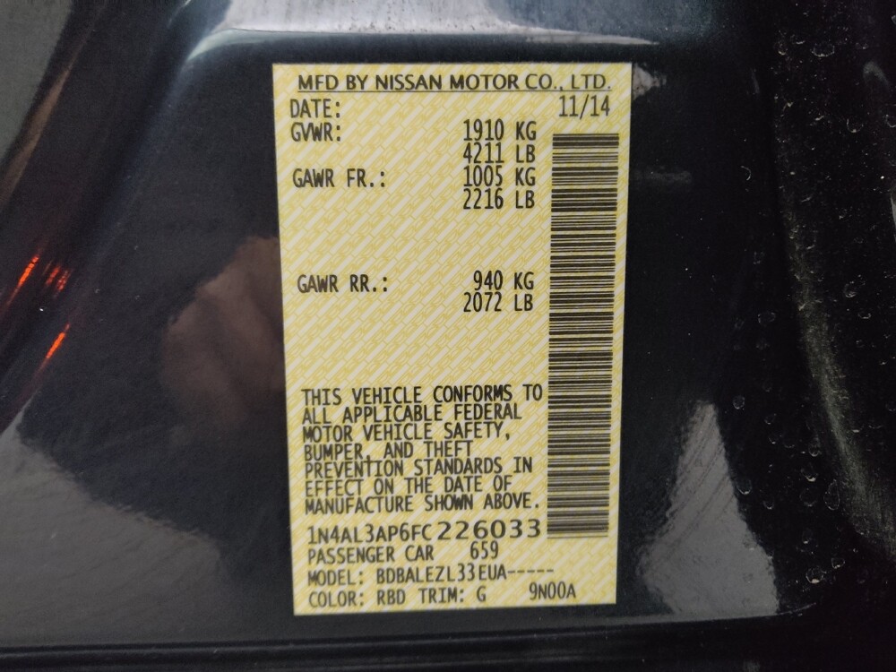 2015 Nissan Altima in Colorado Springs, CO 80909 - 18116501 33