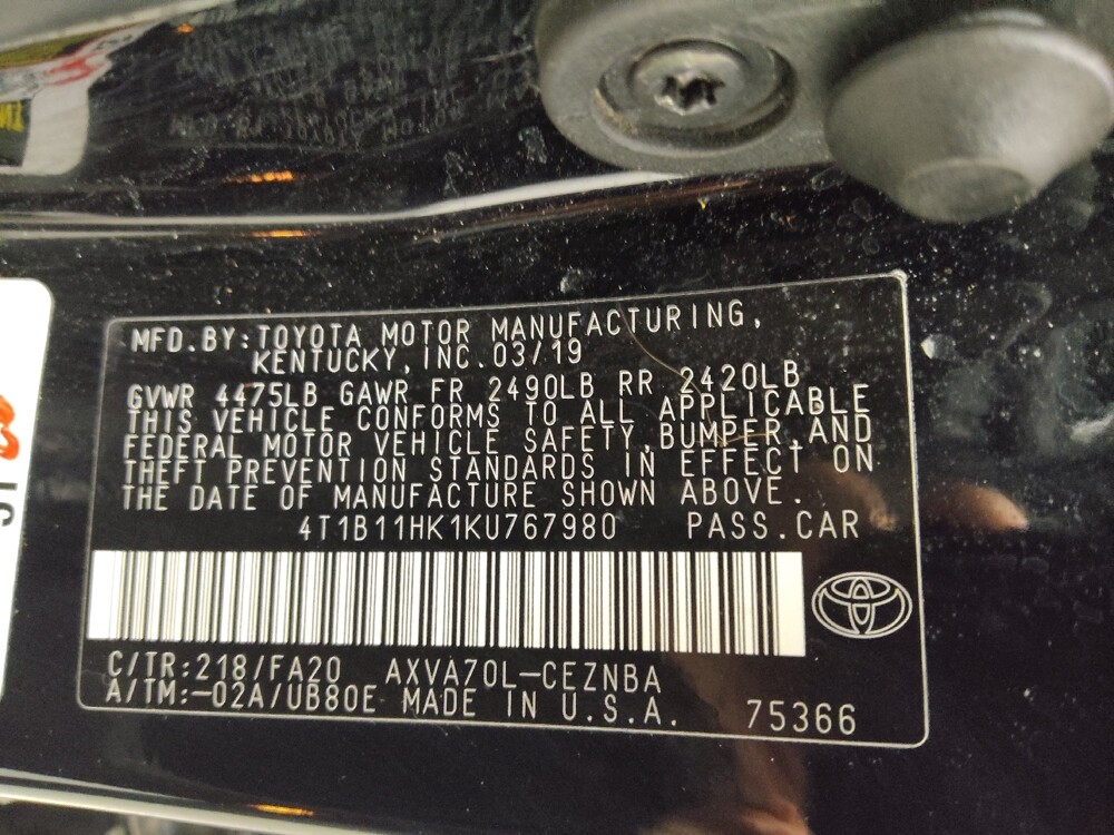 2019 Toyota Camry in Denver, CO 80012 - 18116506 33