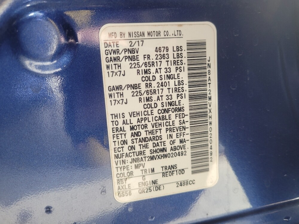 2017 Nissan Rogue in Jackson, MS 39211 - 18116509 33