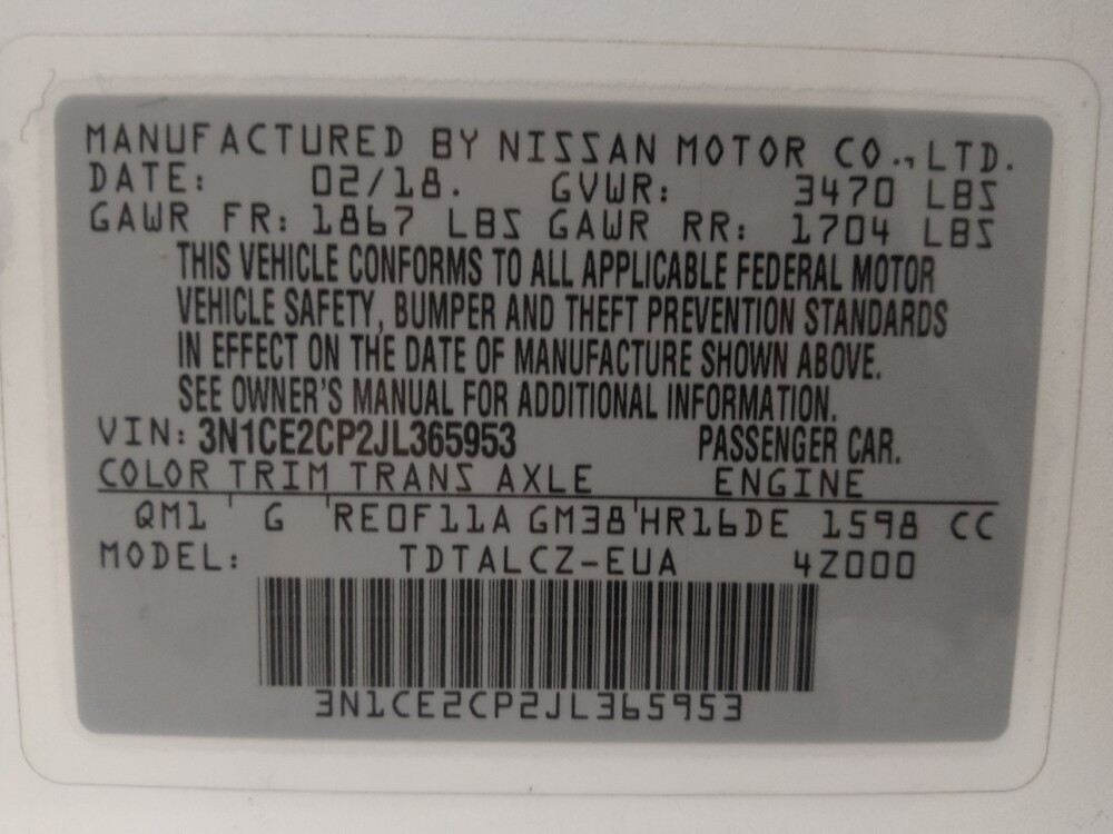 2018 Nissan Versa Note in Houston, TX 77034 - 18116523 33