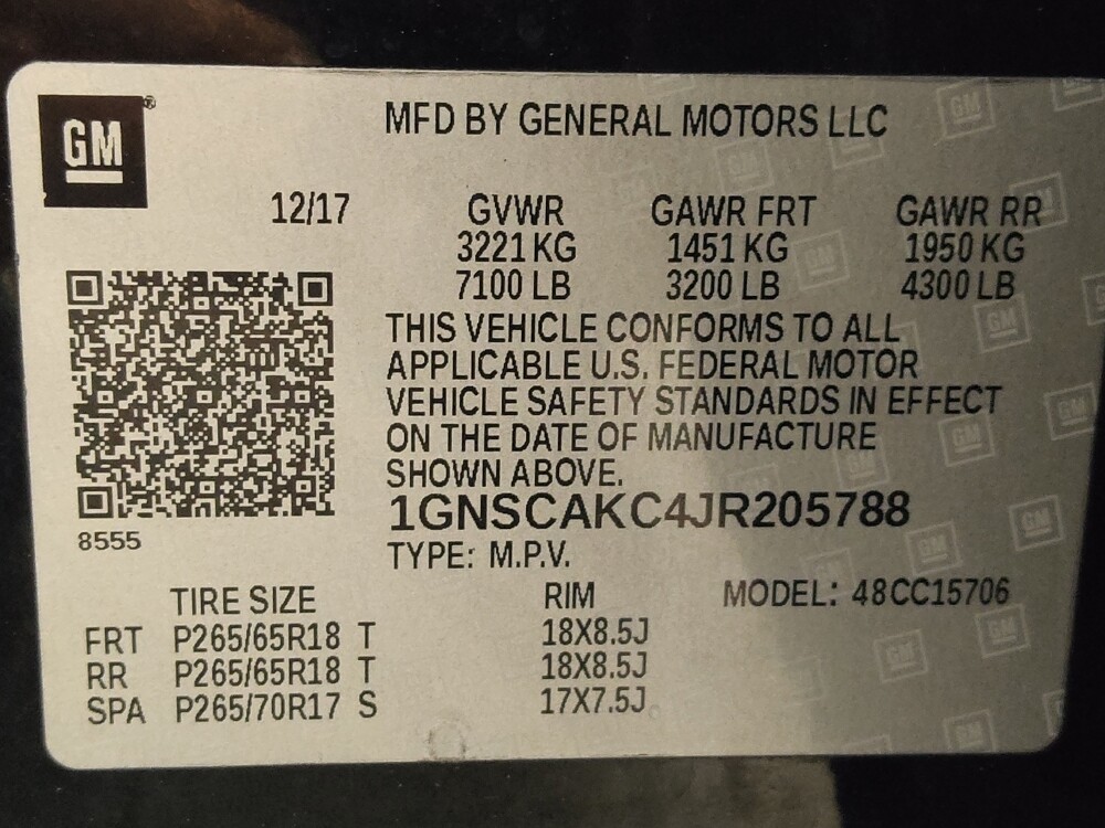 2018 Chevrolet Tahoe in Live Oak, TX 78233 - 18116526 33