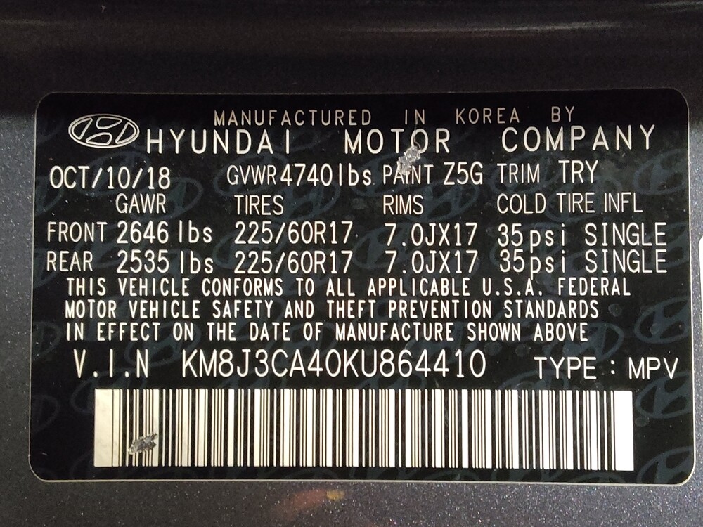 2019 Hyundai Tucson in Kissimmee, FL 34744 - 18116577 33