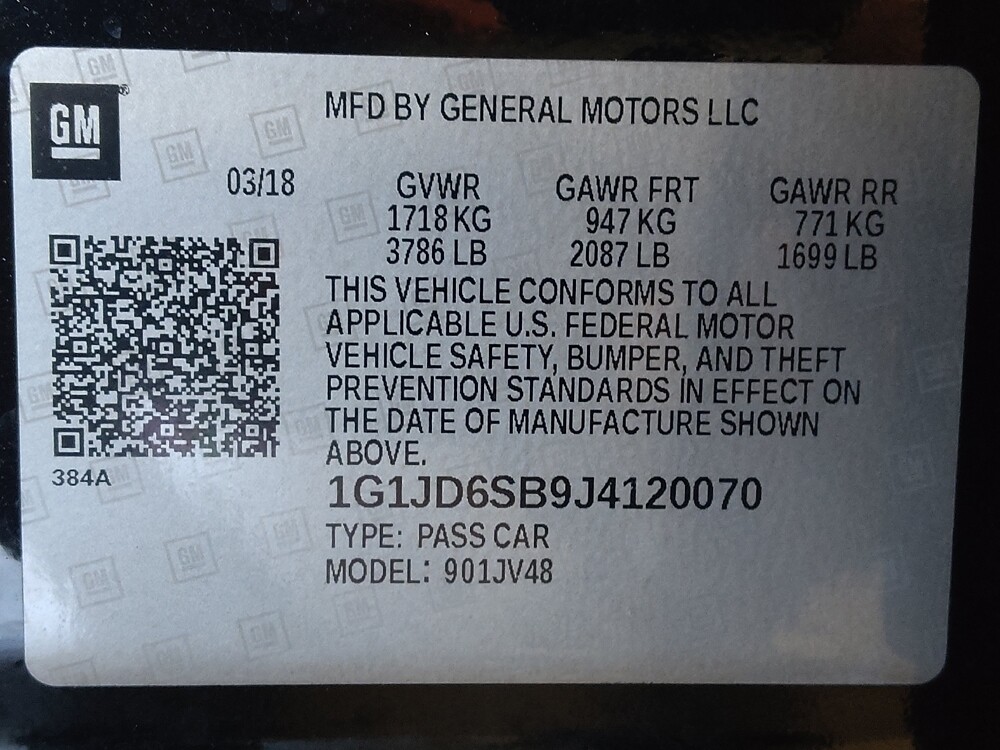 2018 Chevrolet Sonic in Sanford, FL 32773 - 18116579 33