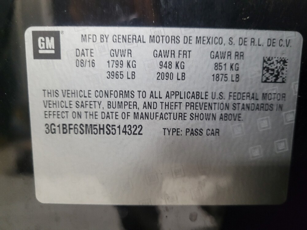 2017 Chevrolet Cruze in Augusta, GA 30907 - 18116580 33