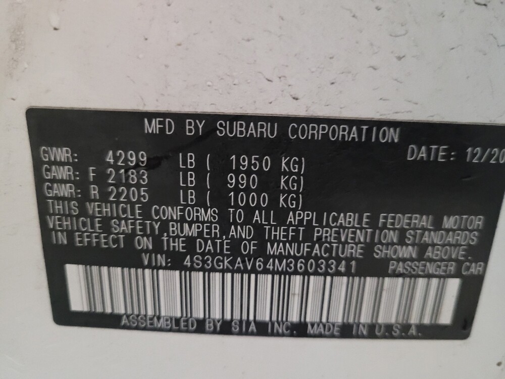 2021 Subaru Impreza in New Castle, DE 19720 - 18116624 33