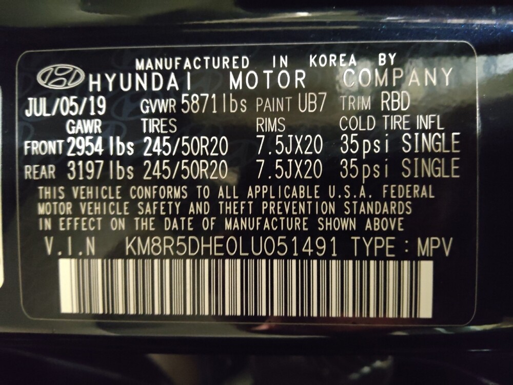 2020 Hyundai Palisade in Sanford, FL 32773 - 18116645 33