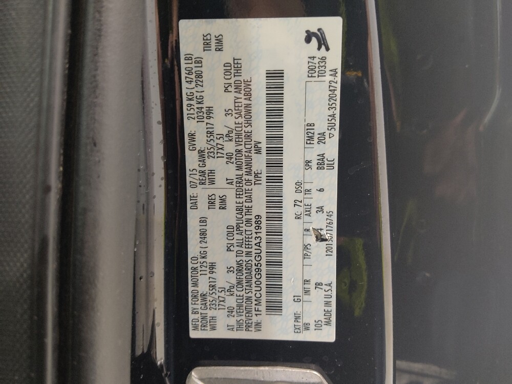 2016 Ford Escape in Columbus, OH 43231 - 18116659 33