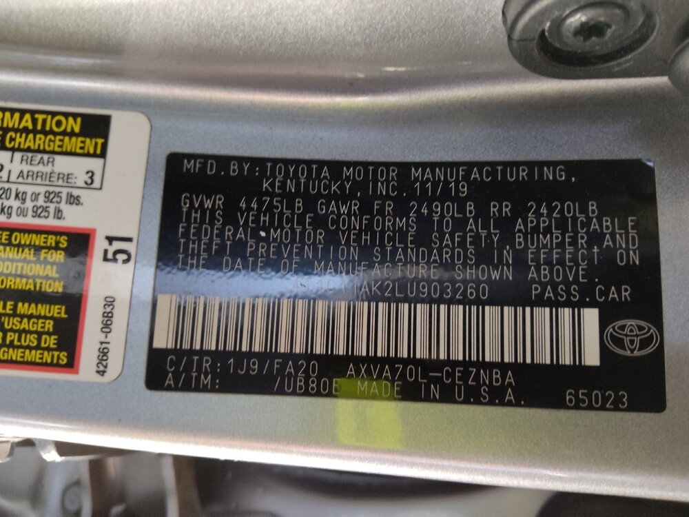 2020 Toyota Camry in Clearwater, FL 33764 - 18116671 33