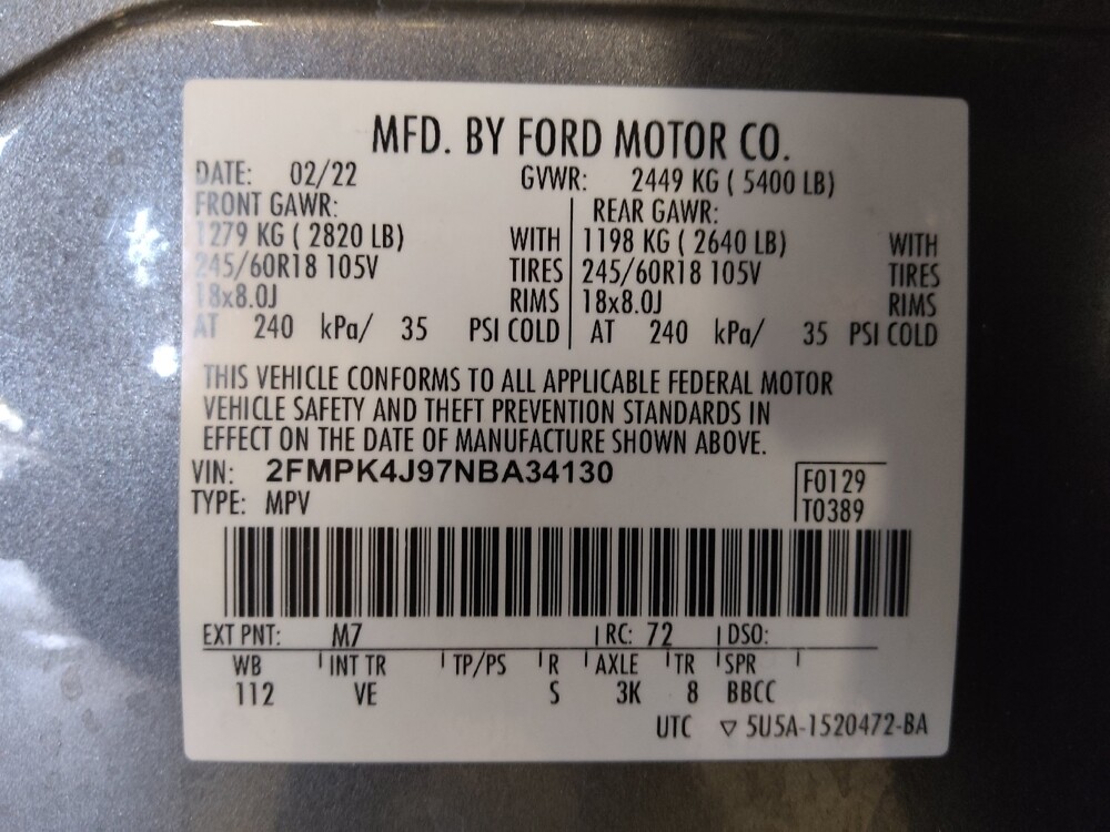 2022 Ford Edge in Pensacola, FL 32505 - 18116678 33