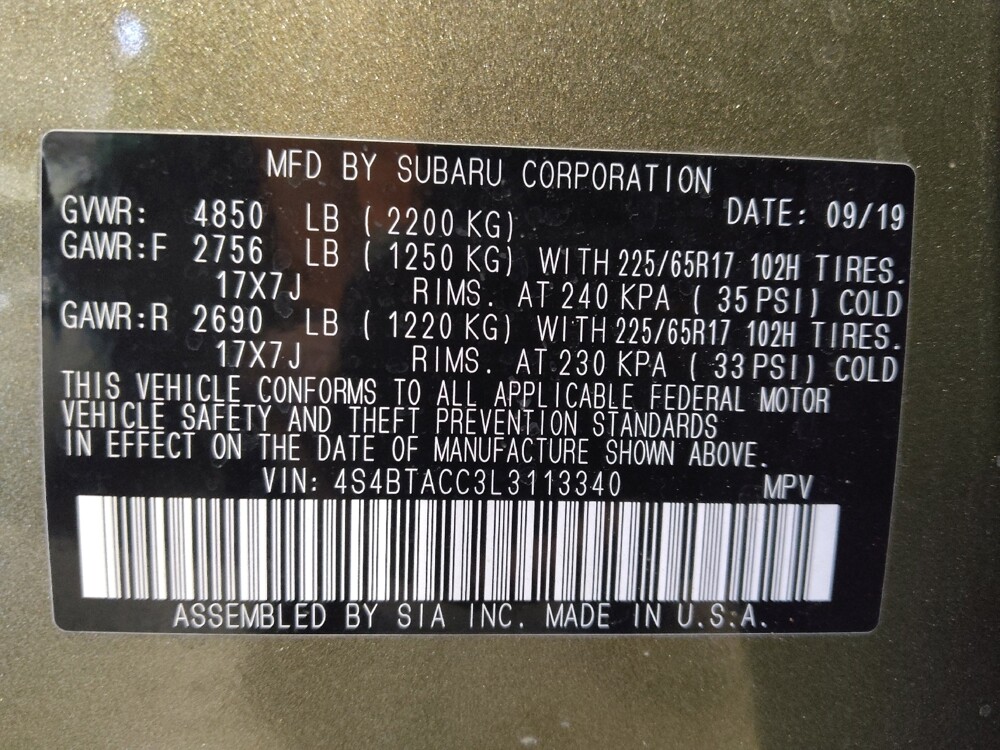 2020 Subaru Outback in Jacksonville, FL 32225 - 18116691 33