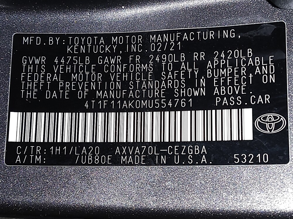 2021 Toyota Camry in Fort Worth, TX 76116 - 18116768 33