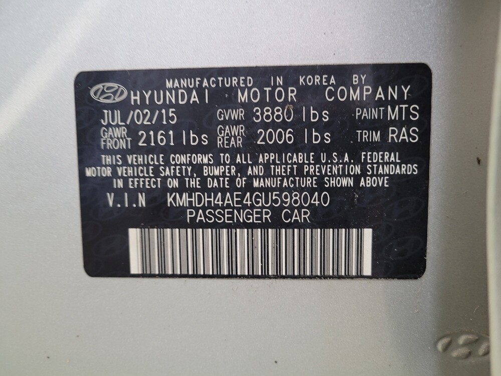 2016 Hyundai Elantra in Columbus, OH 43228 - 18116796 33