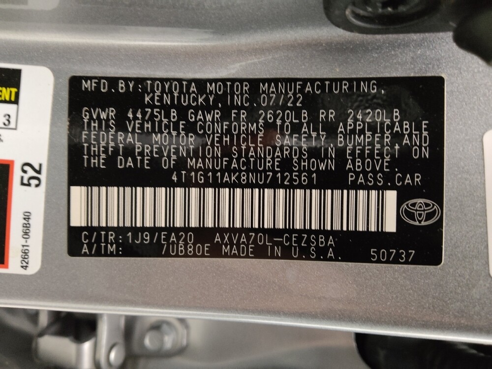 2022 Toyota Camry in Denver, CO 80012 - 18116805 33