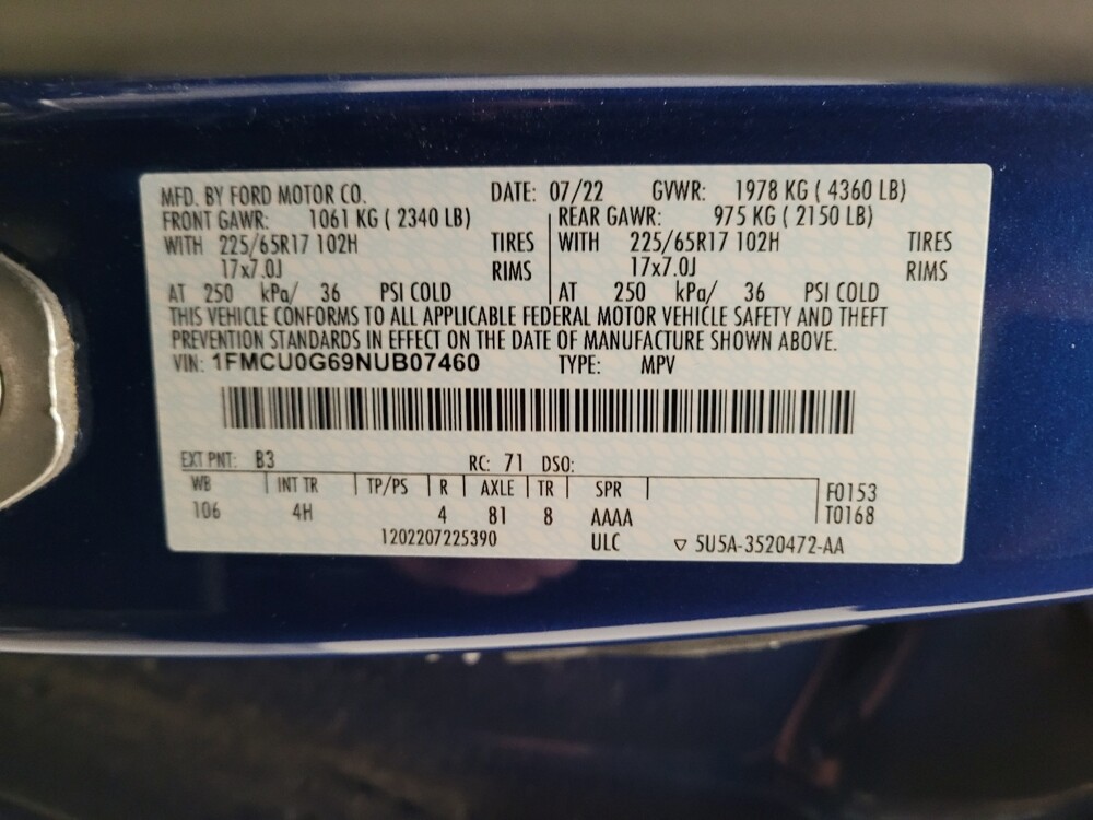 2022 Ford Escape in El Cajon, CA 92020 - 18116814 33