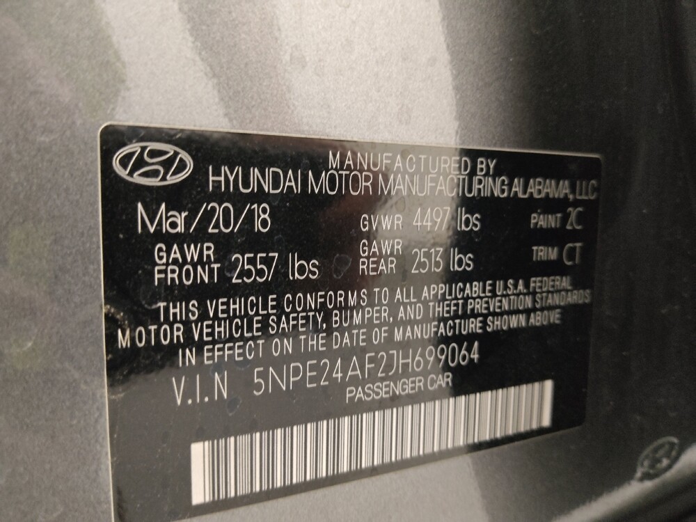 2018 Hyundai Sonata in Tallahassee, FL 32304 - 18116838 33