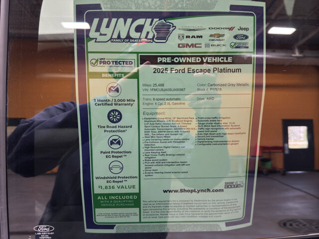 2025 Ford Escape in Burlington, WI 53105 - 18116879 40