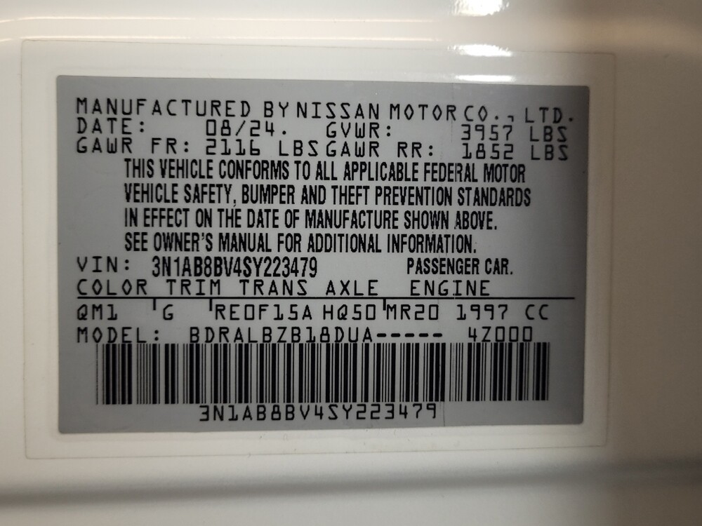 2025 Nissan Sentra in Houston, TX 77060 - 18116938 33