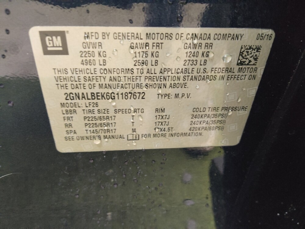 2016 Chevrolet Equinox in Athens, GA 30606 - 18116950 33