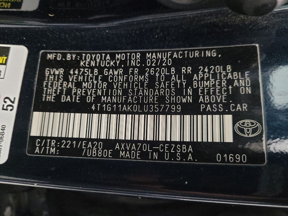 2020 Toyota Camry in Phoenix, AZ 85015 - 18116995 33