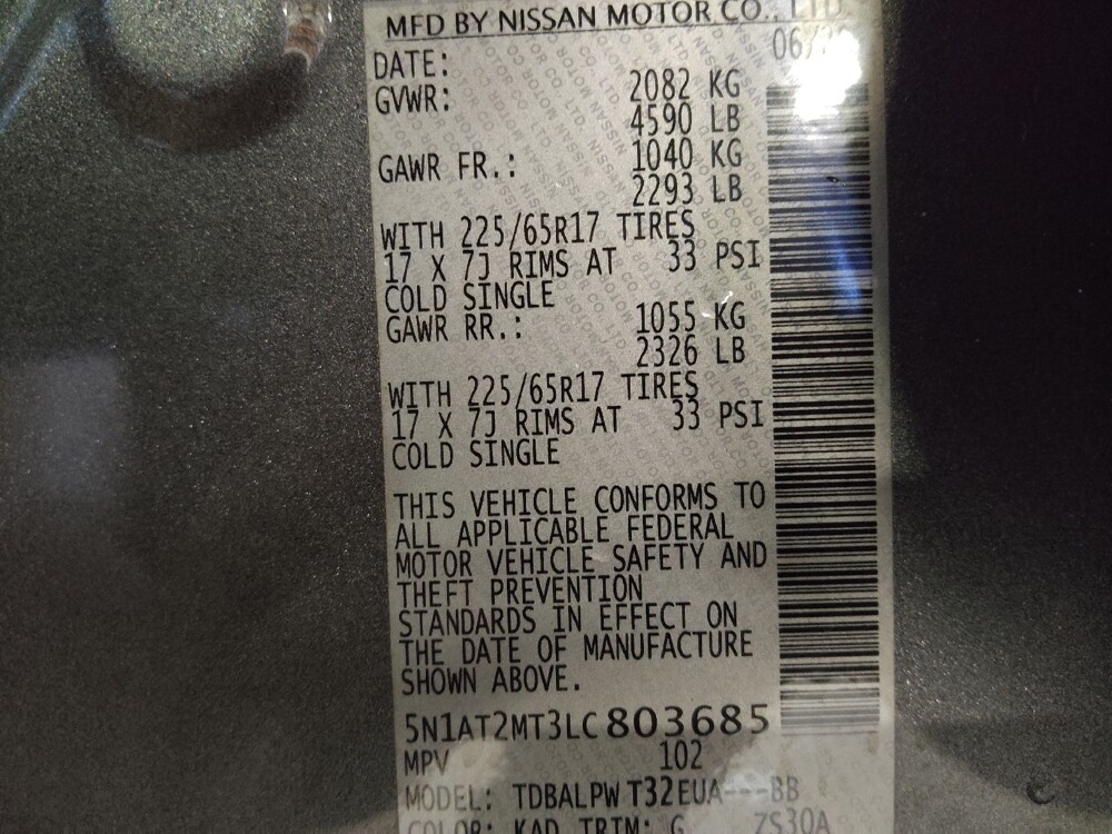 2020 Nissan Rogue in Tampa, FL 33619 - 18117000 33