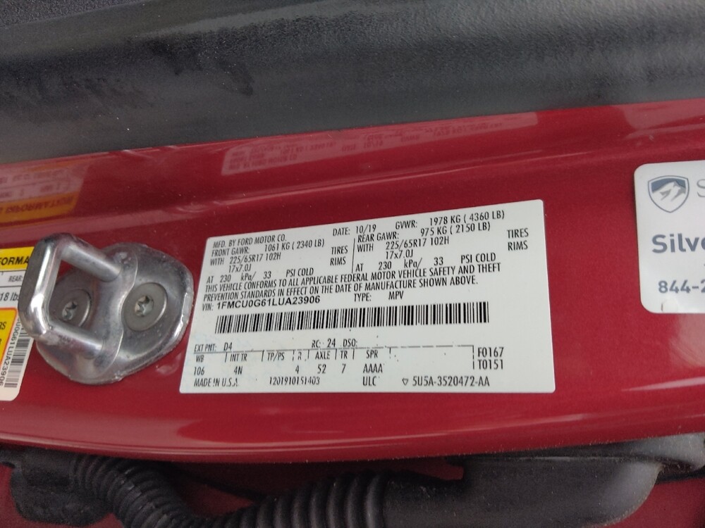 2020 Ford Escape in West Palm Beach, FL 33409 - 18117019 33