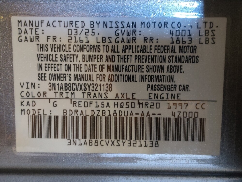 2025 Nissan Sentra in Jacksonville, FL 32210 - 18117030 33