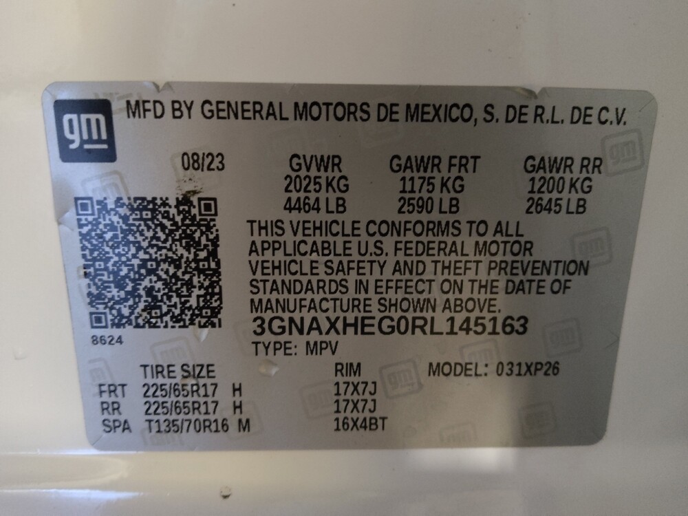 2024 Chevrolet Equinox in Jacksonville, FL 32210 - 18117032 33