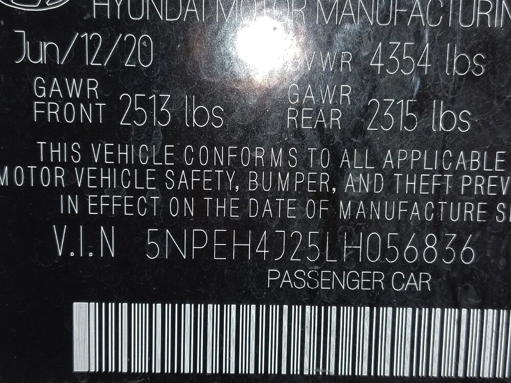 2020 Hyundai Sonata in Greensboro, NC 27407 - 18117047 33