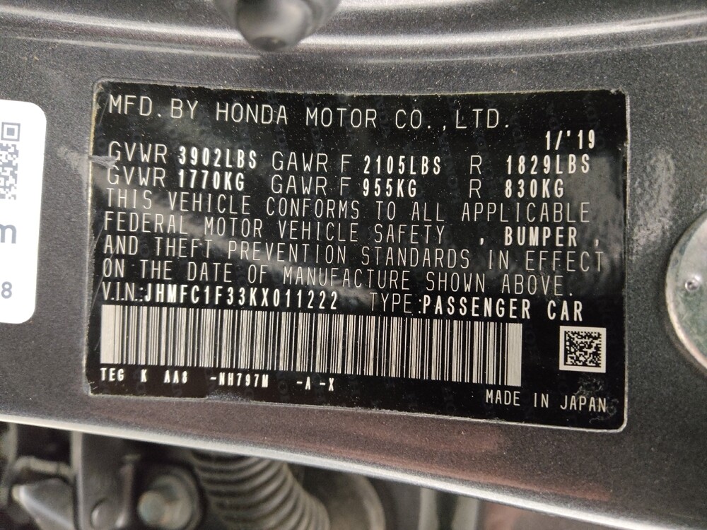 2019 Honda Civic in Lakewood, CO 80215 - 18117069 33