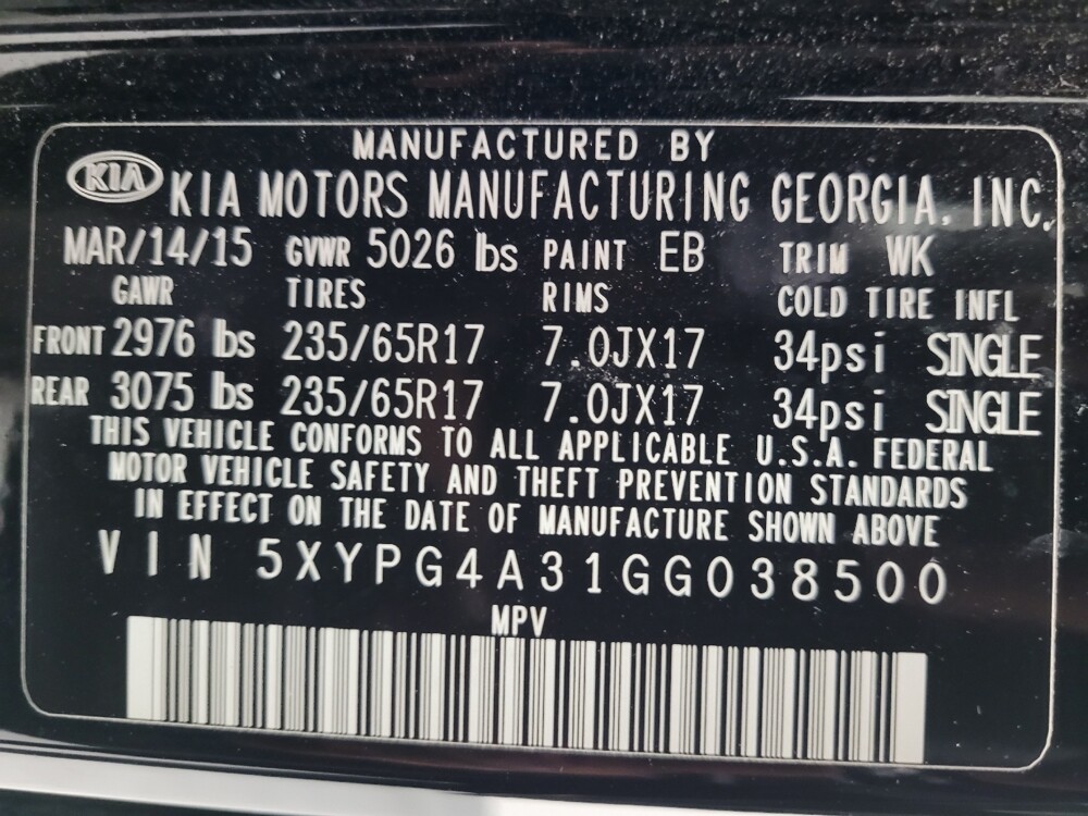 2016 Kia Sorento in Huntsville, AL 35816 - 18117086 33