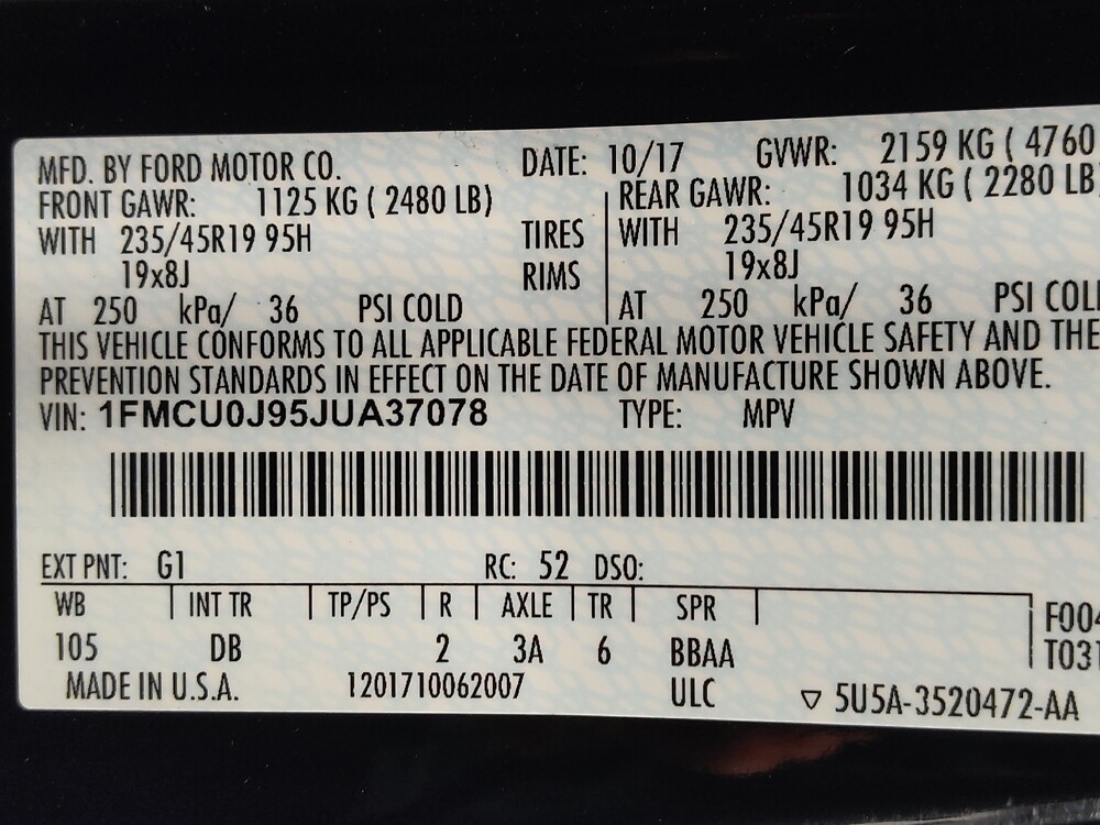 2018 Ford Escape in Houston, TX 77074 - 18117095 33