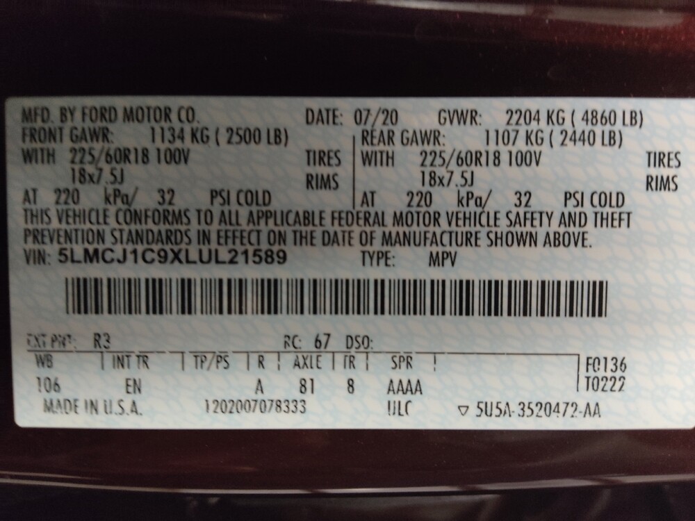 2020 Lincoln Corsair in Houston, TX 77034 - 18117096 33