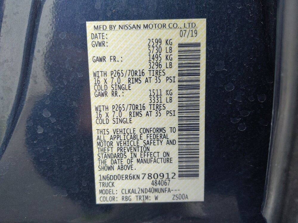 2019 Nissan Frontier in Houston, TX 77034 - 18117097 33