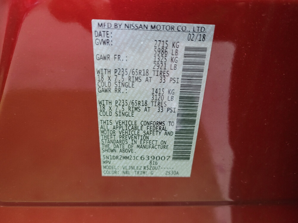 2018 Nissan Pathfinder in Toledo, OH 43617 - 18117101 33