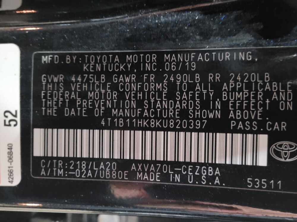 2019 Toyota Camry in Plymouth Meeting, PA 19462 - 18117128 33