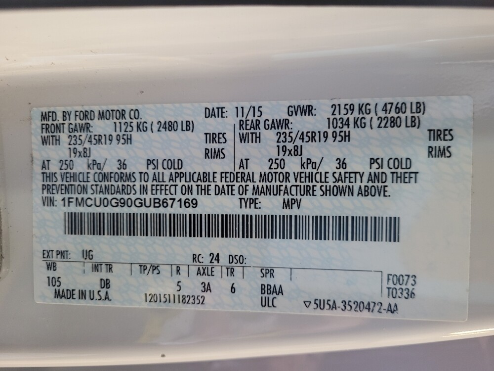 2016 Ford Escape in Jacksonville, FL 32210 - 18117235 33