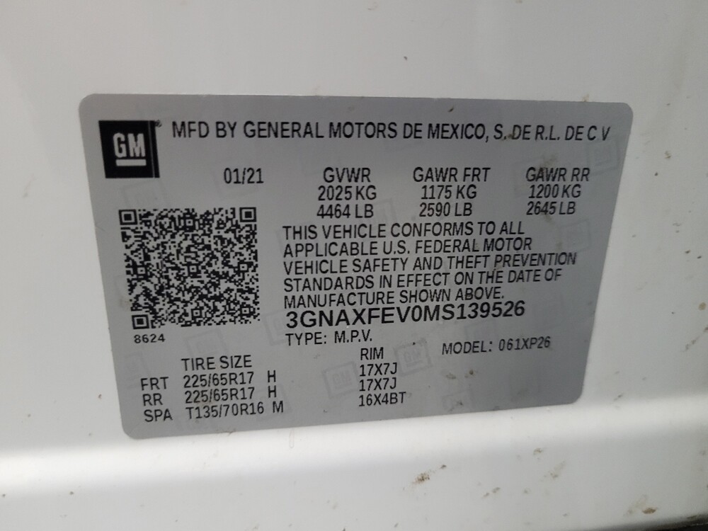 2021 Chevrolet Equinox in Antioch, TN 37013 - 18117250 33