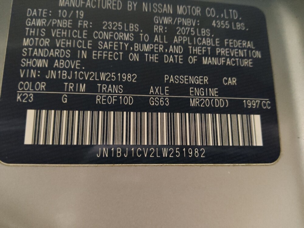 2020 Nissan Rogue Sport in Jackson, MS 39211 - 18117291 33