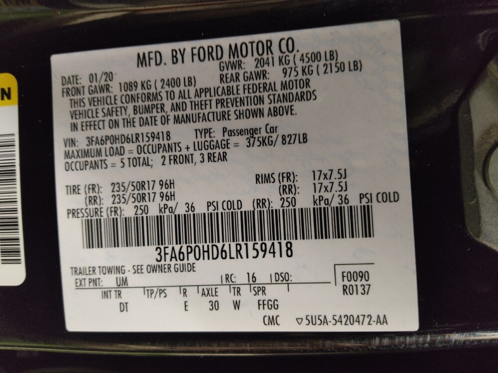 2020 Ford Fusion in Birmingham, AL 35215 - 18117303 33