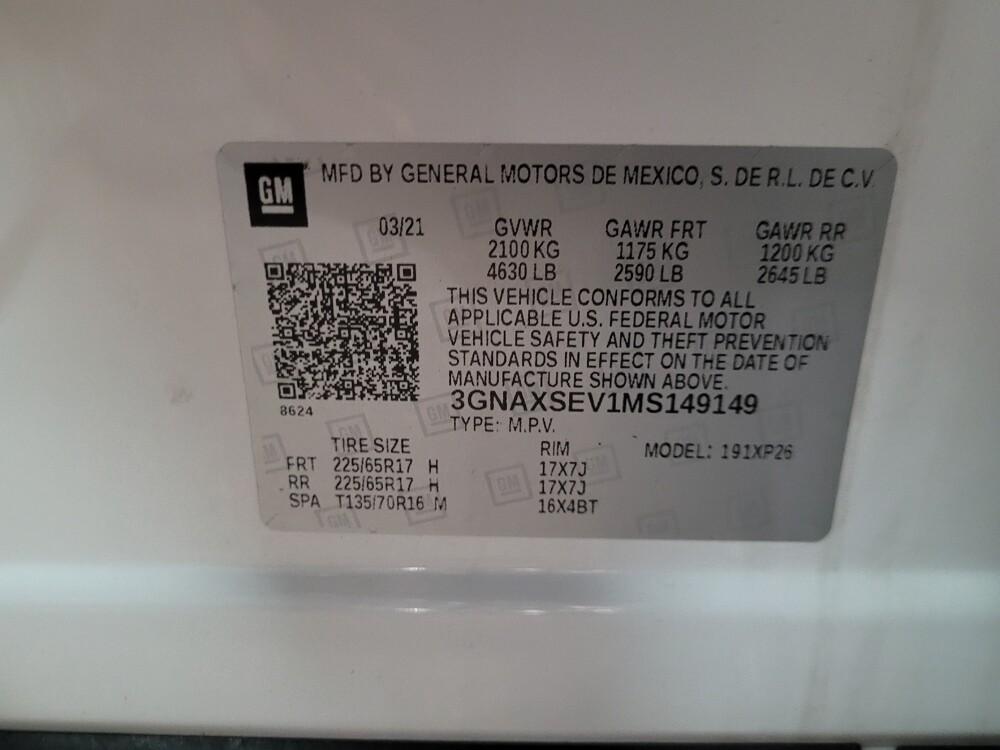 2021 Chevrolet Equinox in New Castle, DE 19720 - 18117329 33