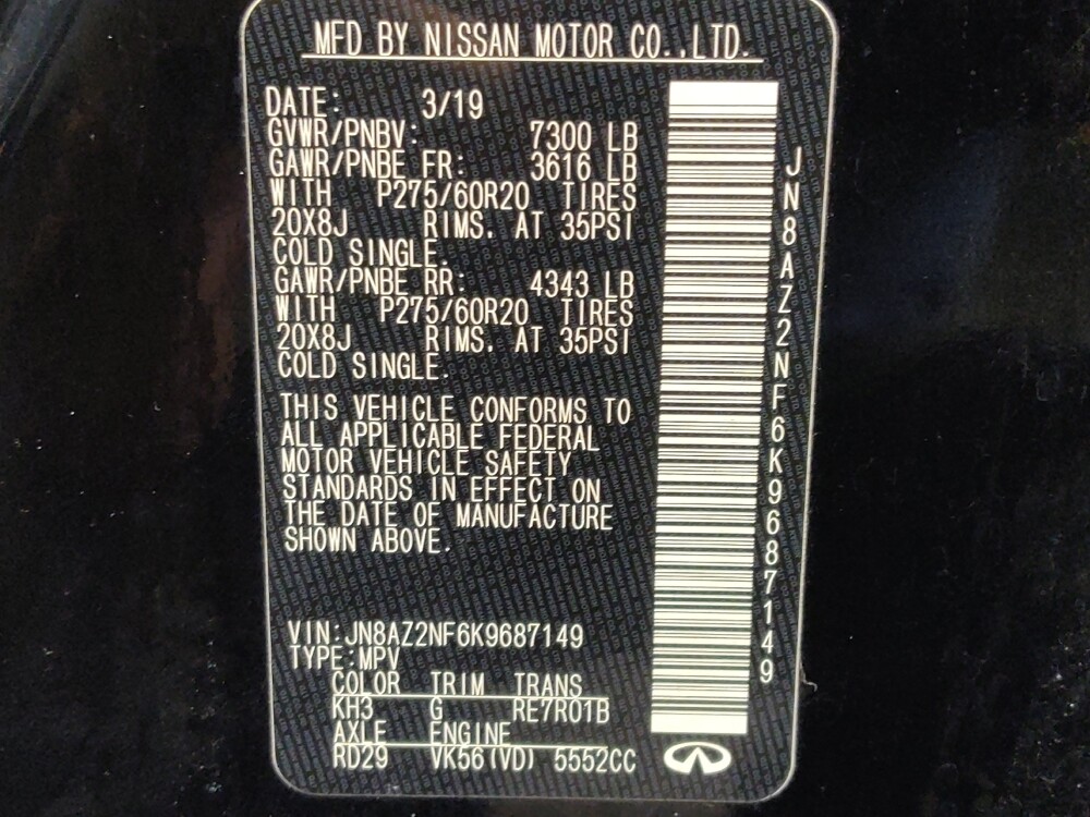 2019 INFINITI QX80 in Houston, TX 77060 - 18117345 33