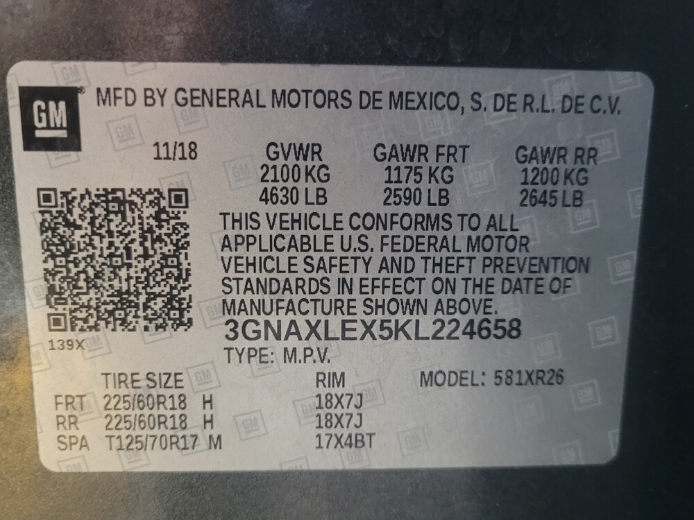 2019 Chevrolet Equinox in Conyers, GA 30094 - 18117526 33