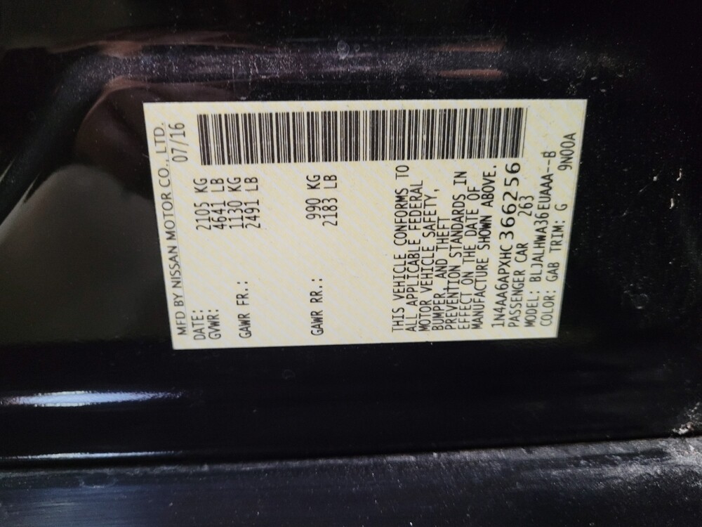 2017 Nissan Maxima in Downey, CA 90241 - 18117539 33