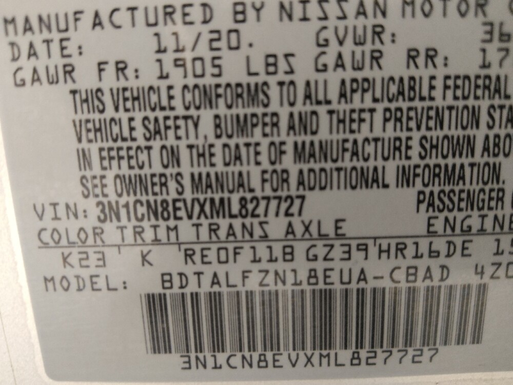 2021 Nissan Versa in Duluth, GA 30096 - 18117551 33